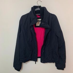 Abercrombie & Fitch Navy Blue Winter Coat